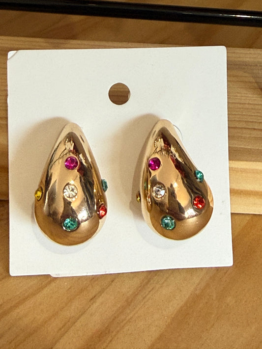 Crystal Waterfall Drop Earring