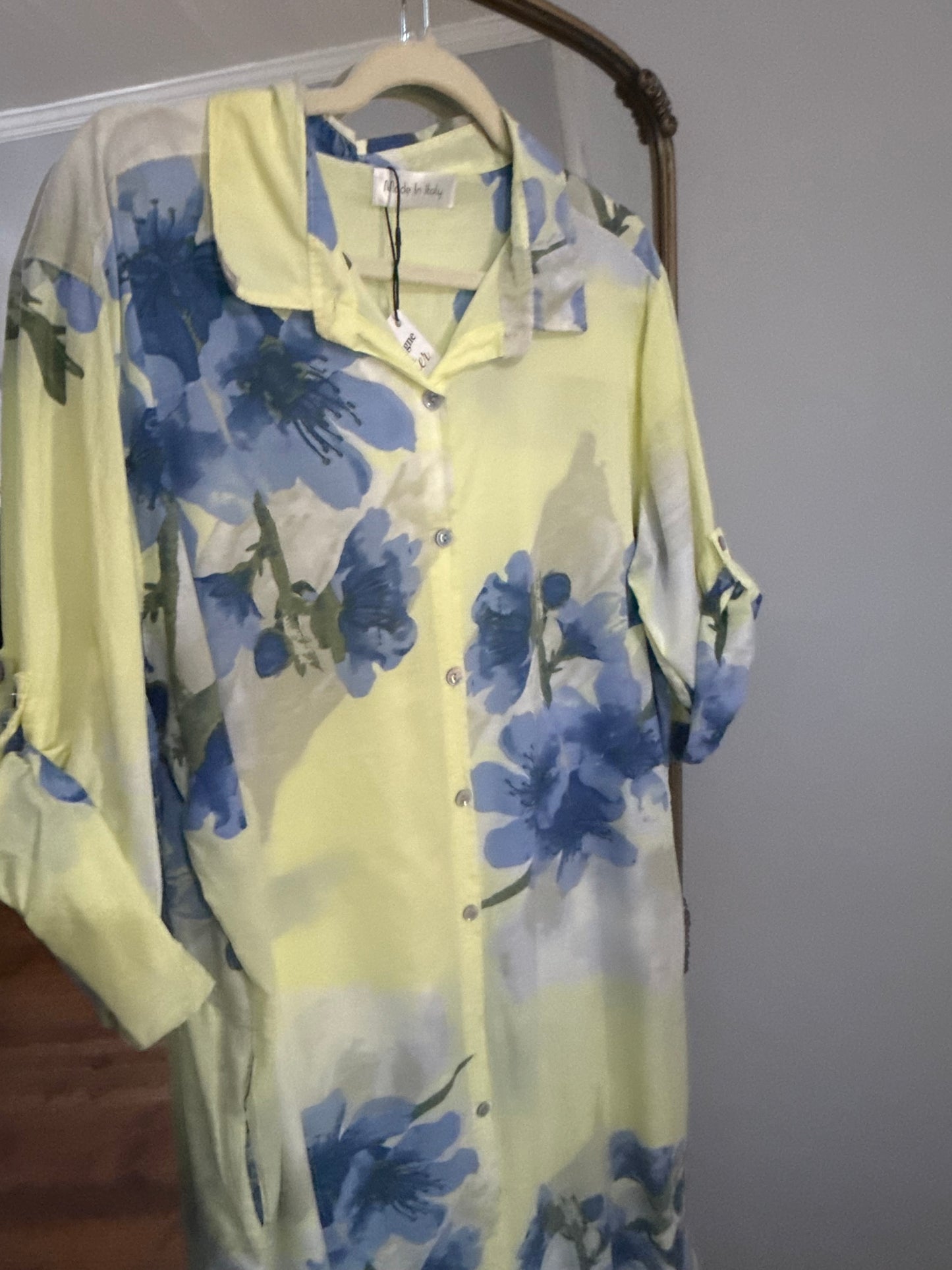 Annette Cotton Yellow Dress