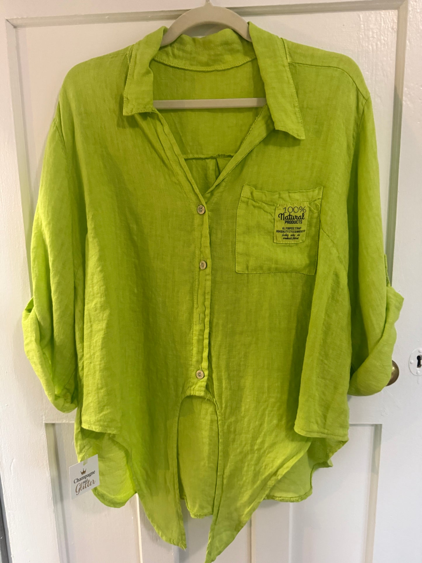 Beauty Blouse Apple Green