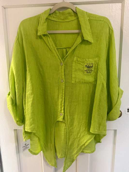 Beauty Blouse Apple Green
