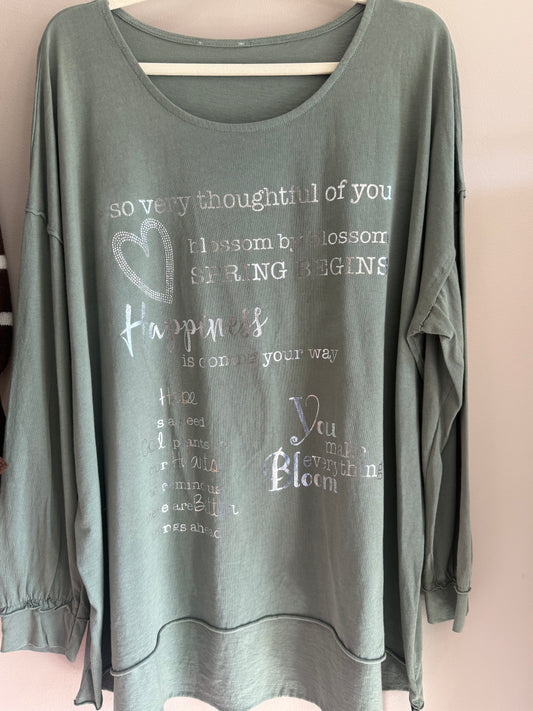 Happiness Blouse Khaki