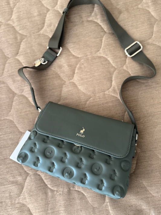 9263 Polo Olive Flapover Sling