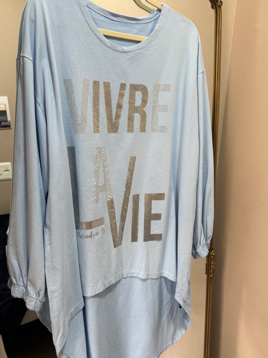 La Vie Blouse Blue