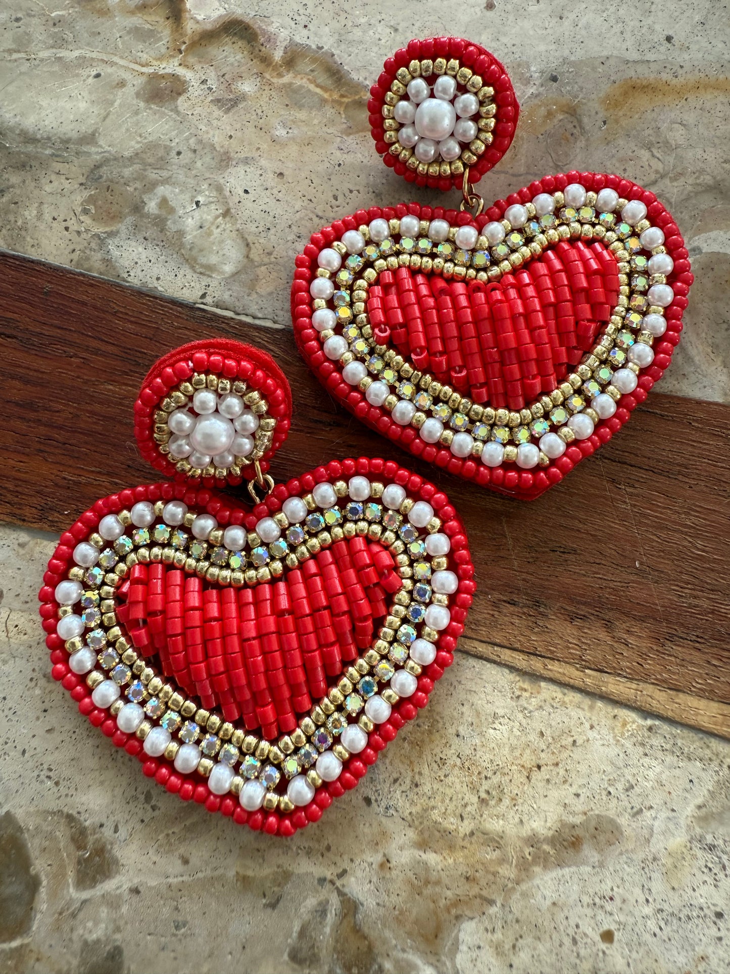 All I Saw Was Red Earrings