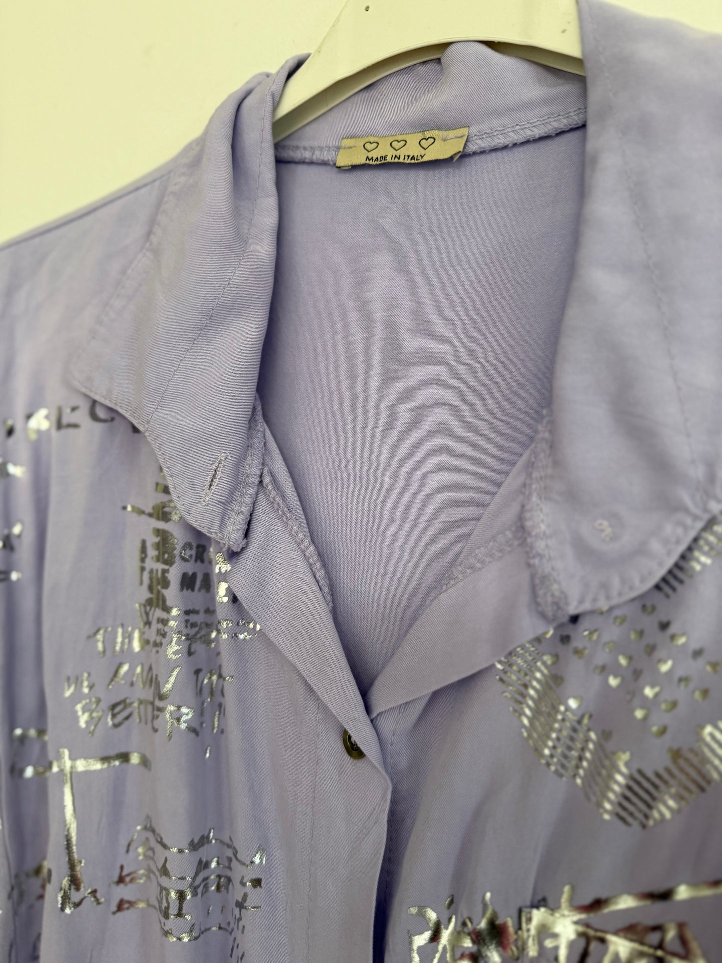 It Is written Blouse in Lilac