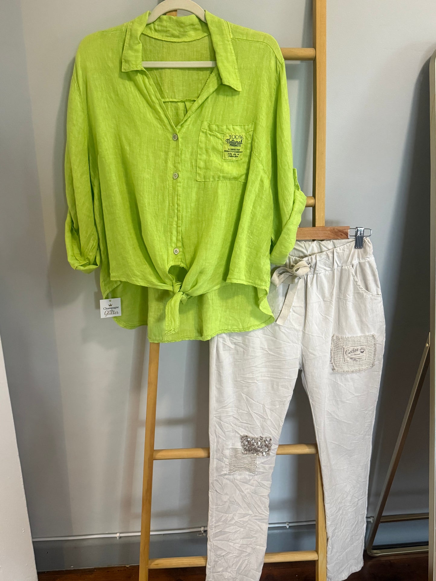 Beauty Blouse Apple Green