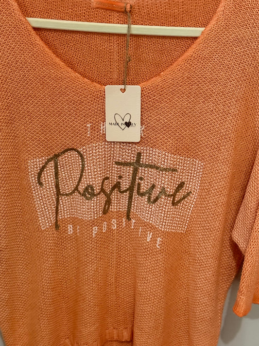 Positive Vibes Peach