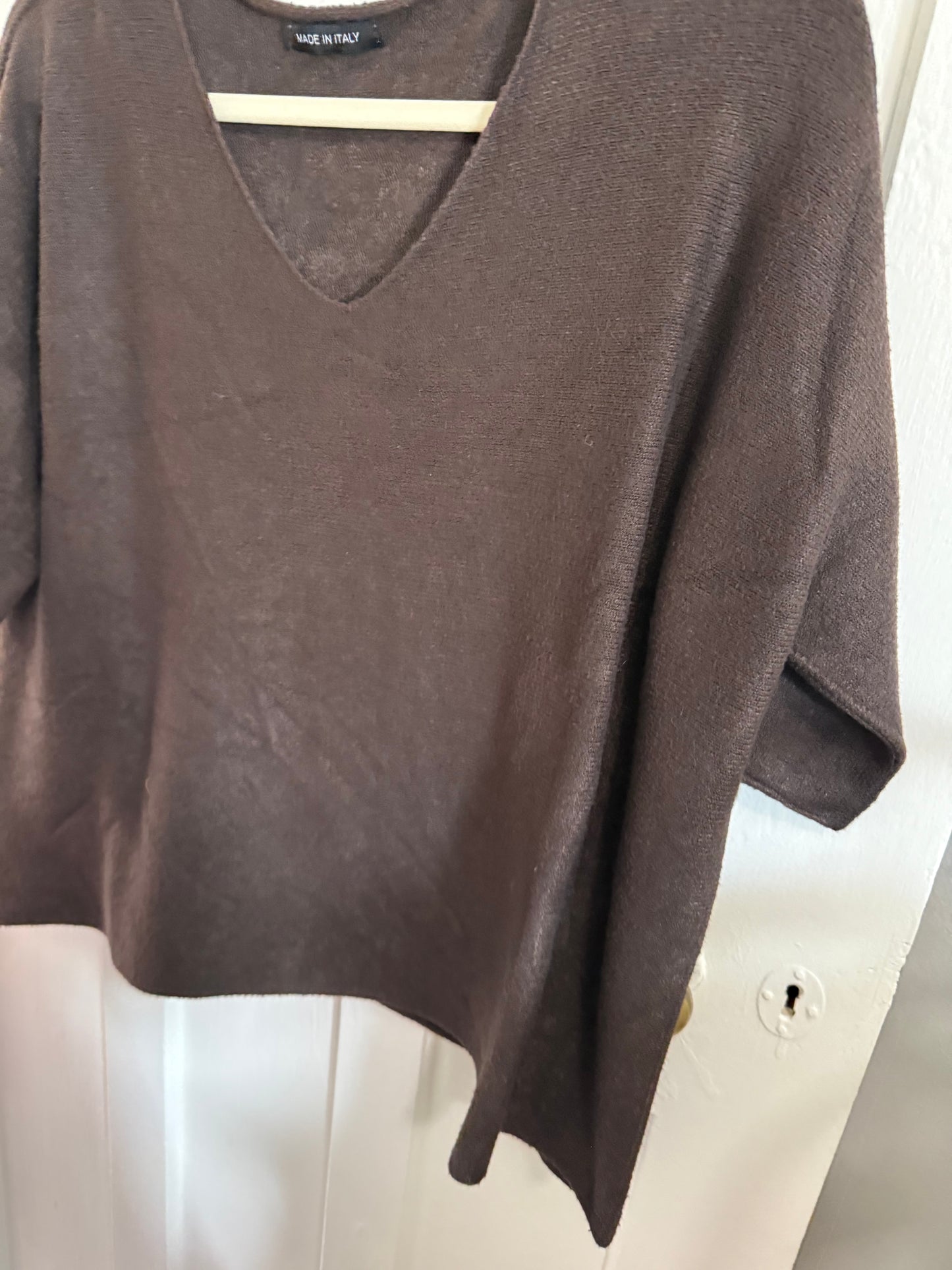 Renata Knitted Blouse Choco