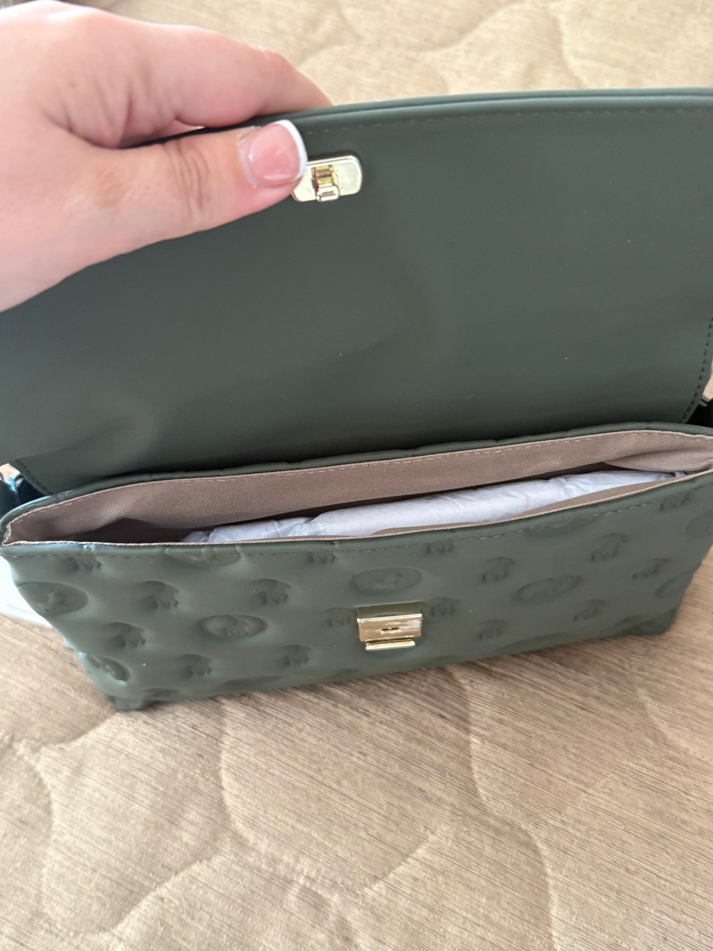 9263 Polo Olive Flapover Sling