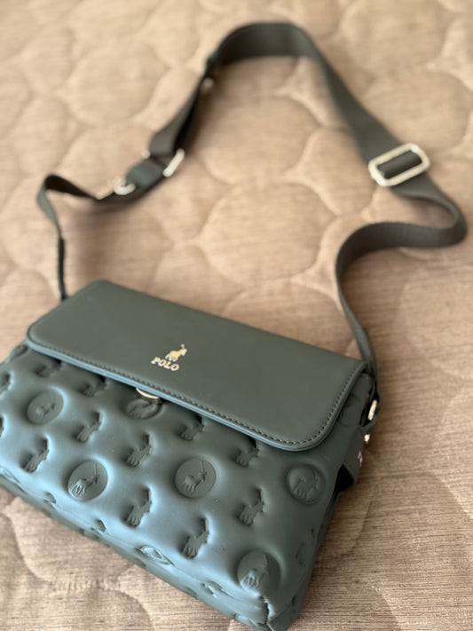 9263 Polo Olive Flapover Sling