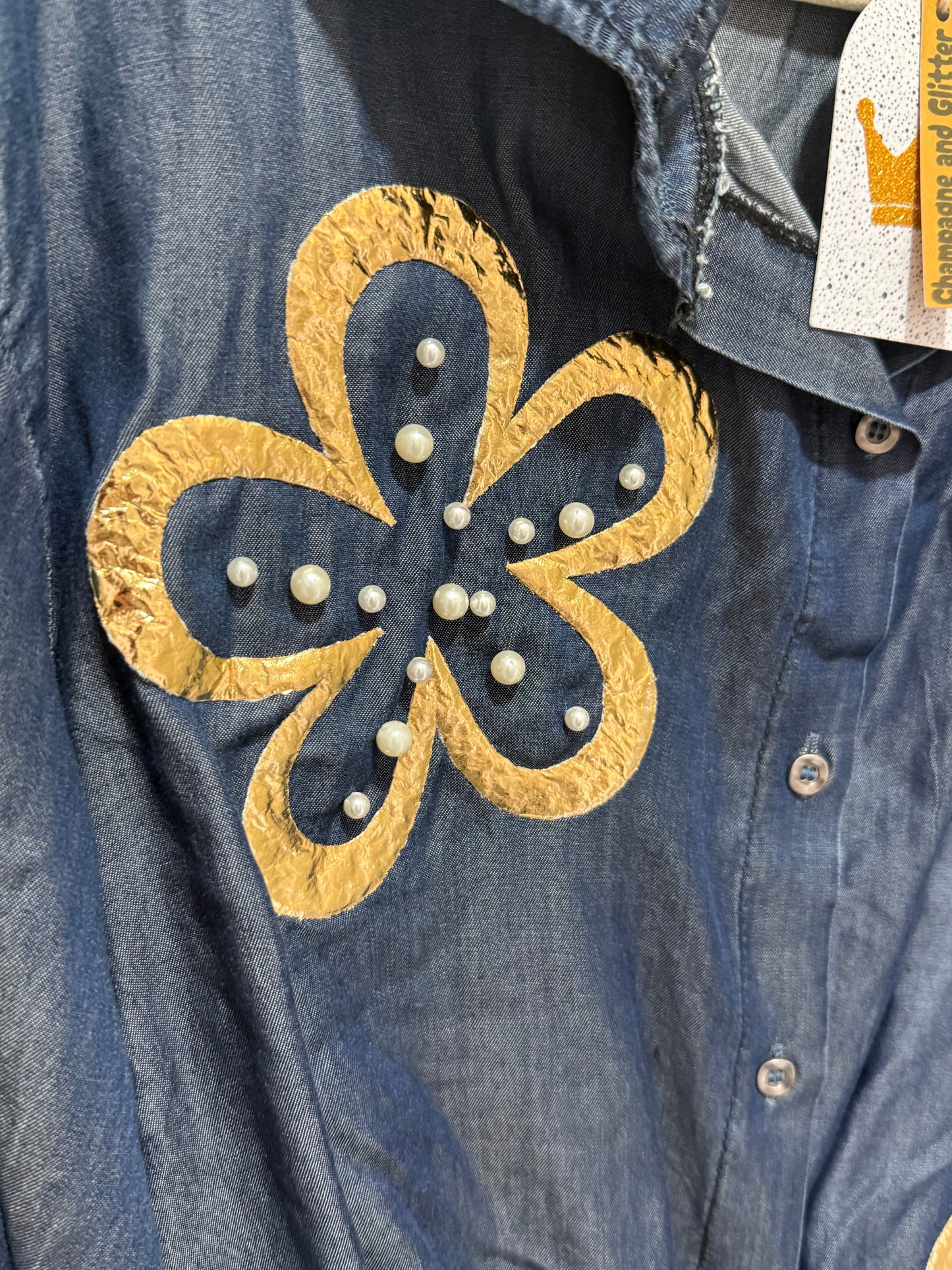 Daisy Denim Dark Pearl Blouse