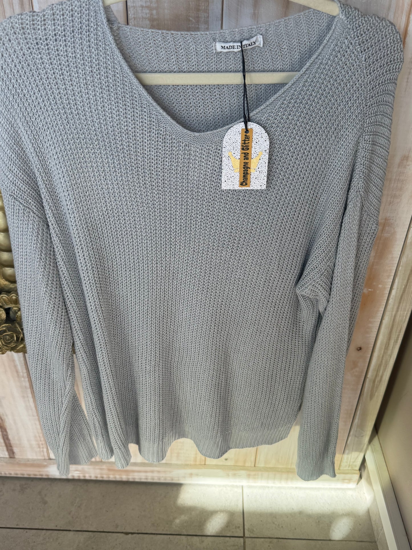 Mary Jane_Knit Grey