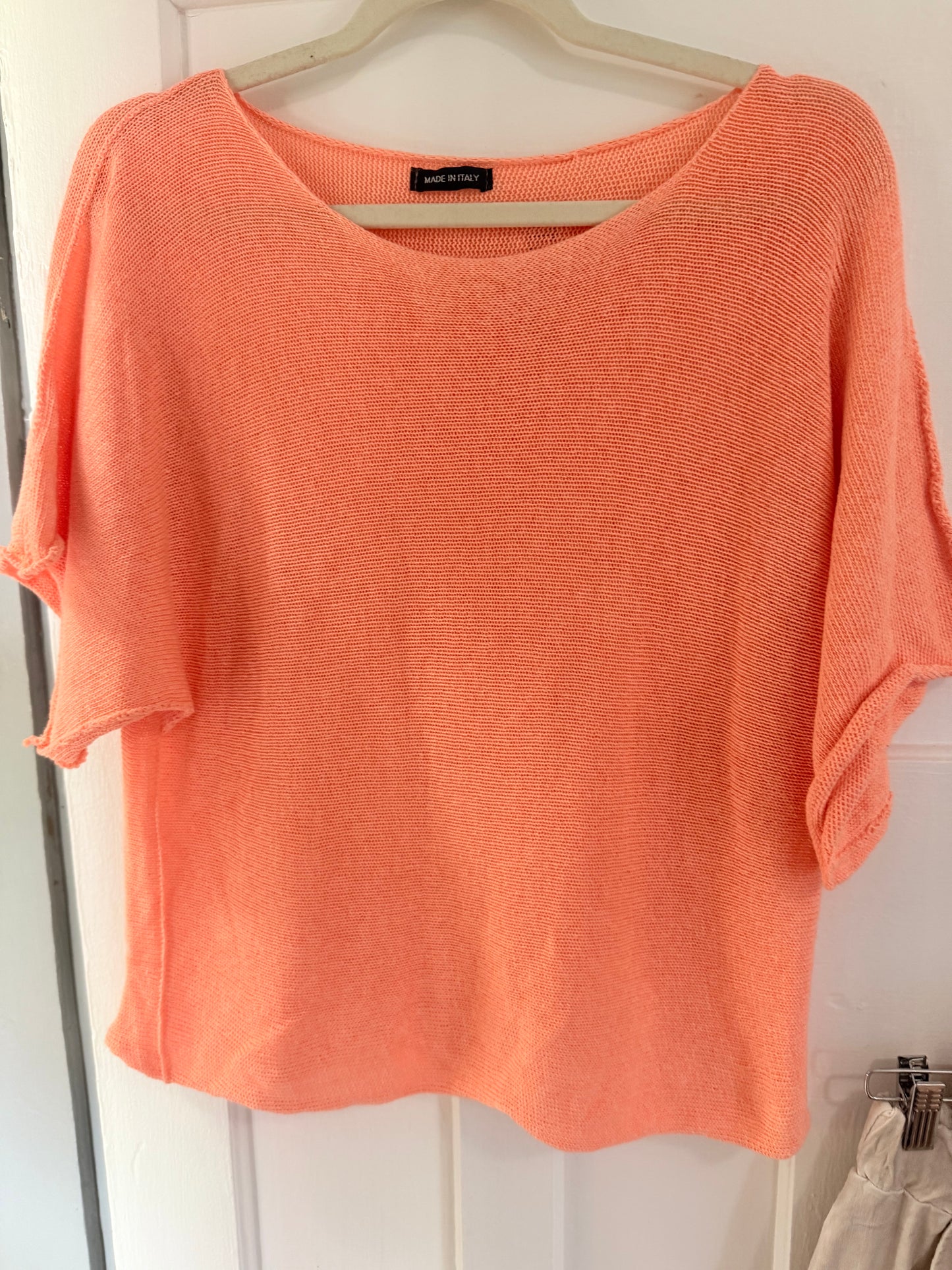 Peach Light Knitted Blouse