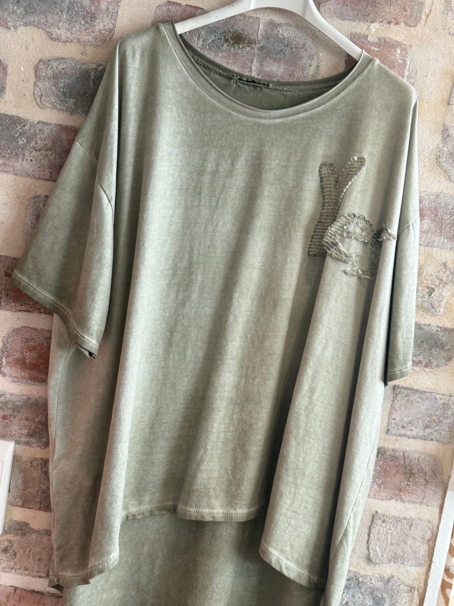 Yes No Tee Khaki