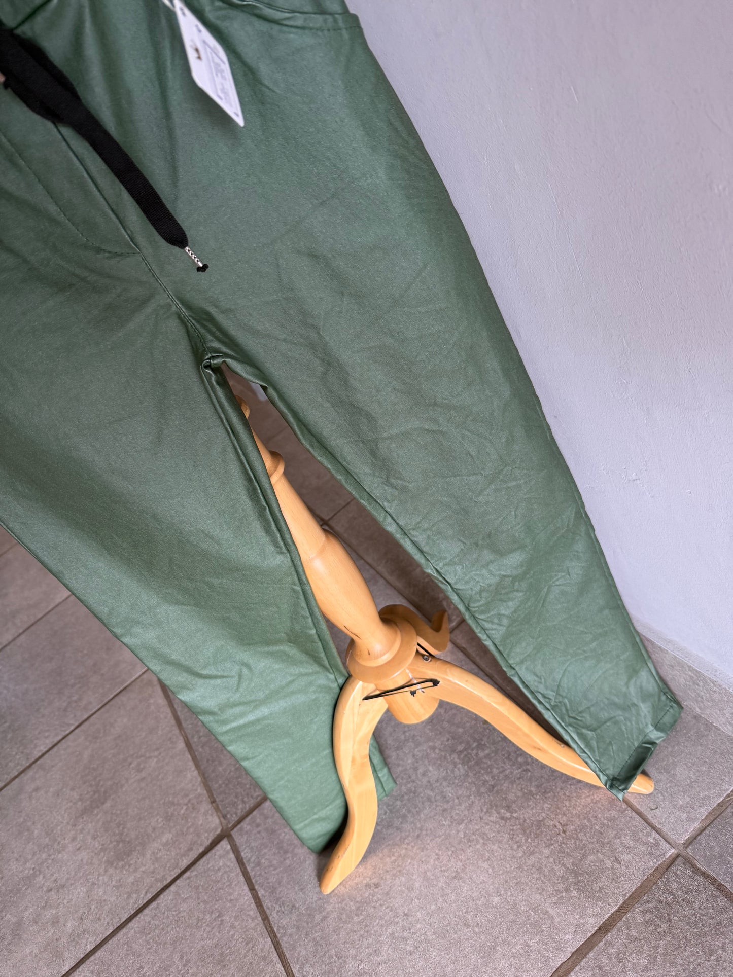 Pleather Pant Green