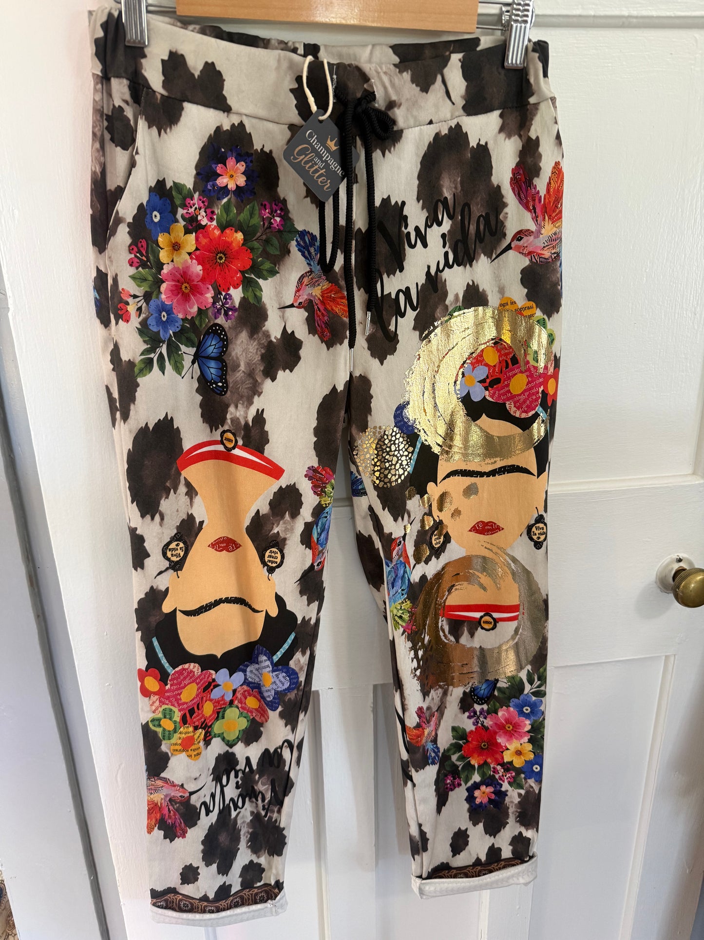Print 19 Frida Flower Comfy Pant