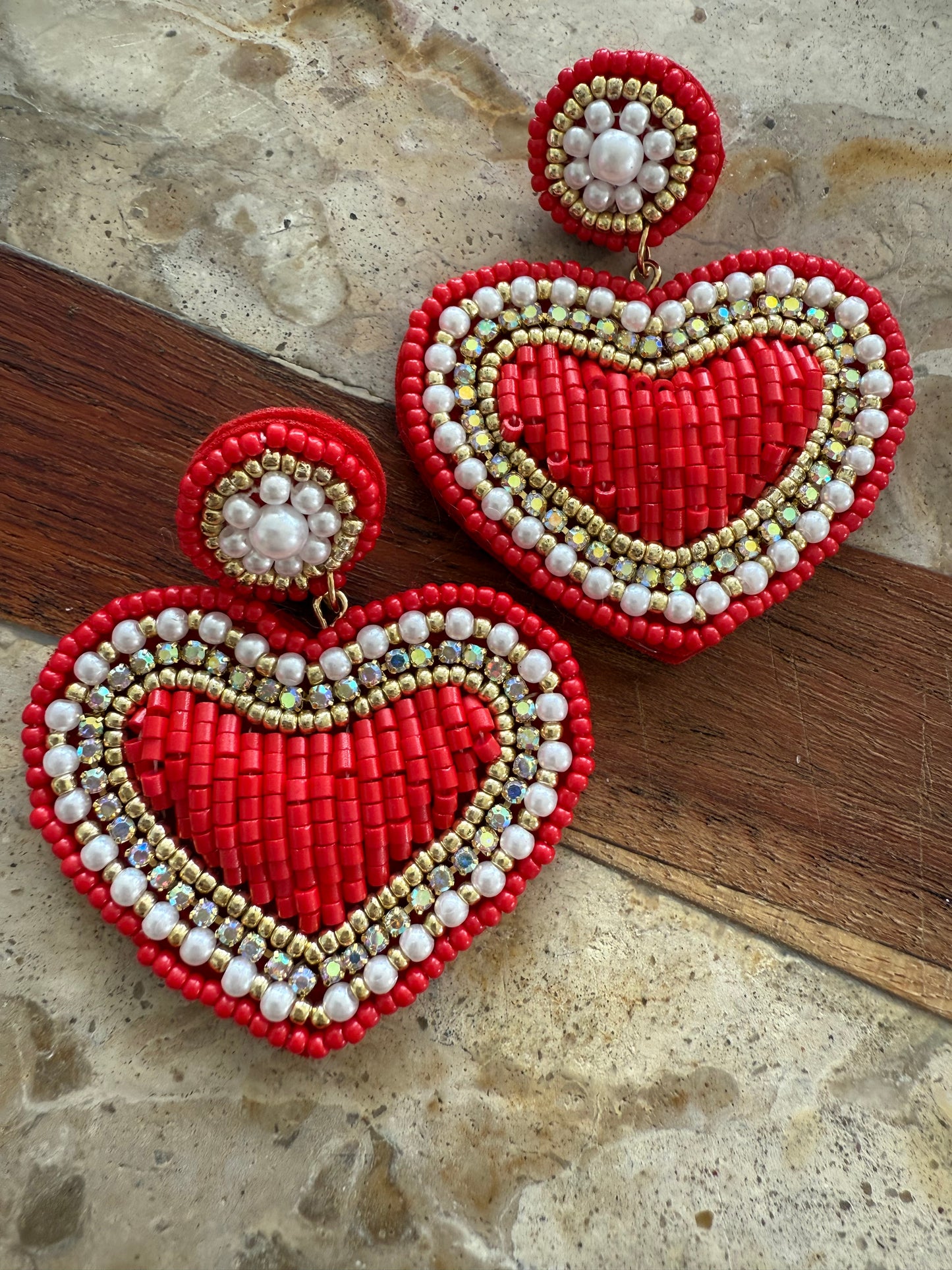 All I Saw Was Red Earrings