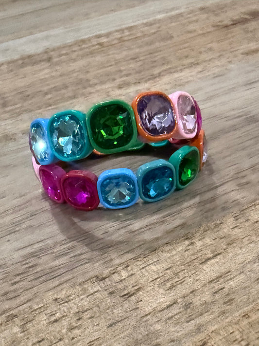 Diamanté Rainbow Bracelet