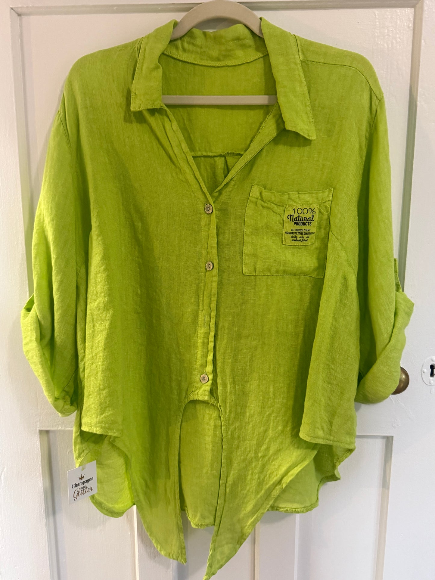 Beauty Blouse Apple Green