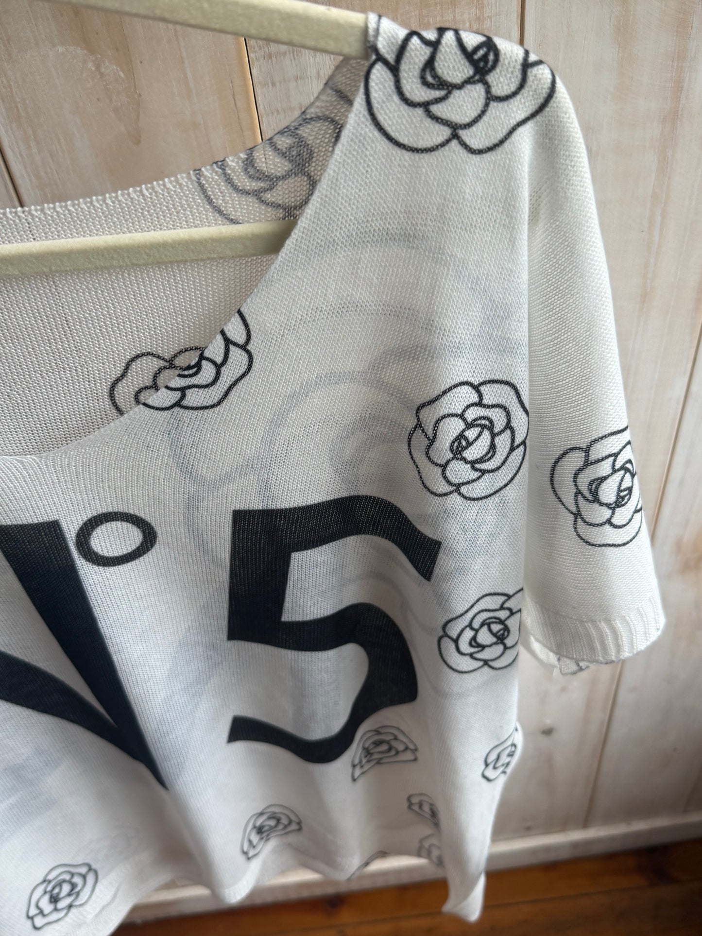 Chanel Flower Blouse White