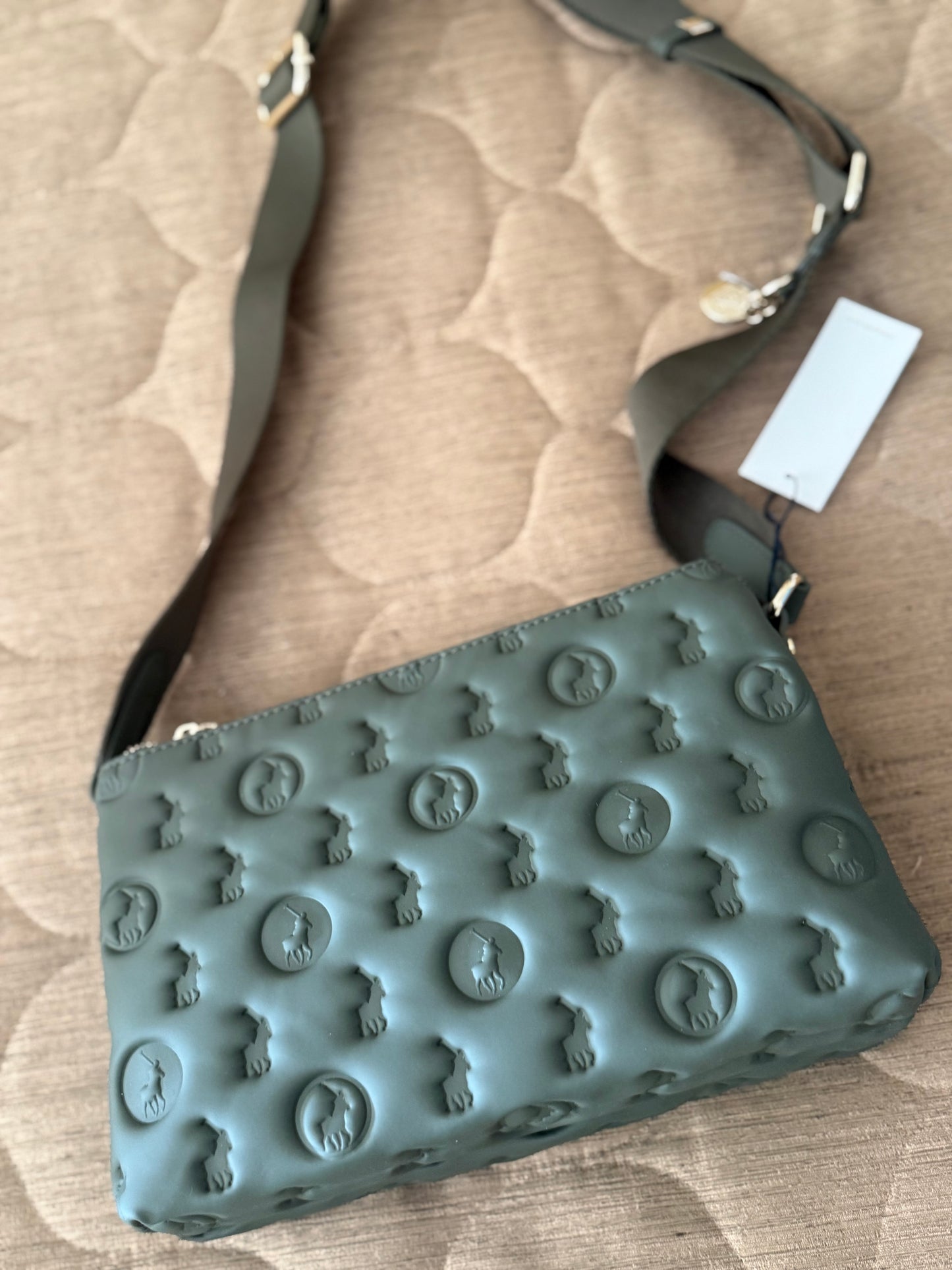 9263 Polo Olive Flapover Sling