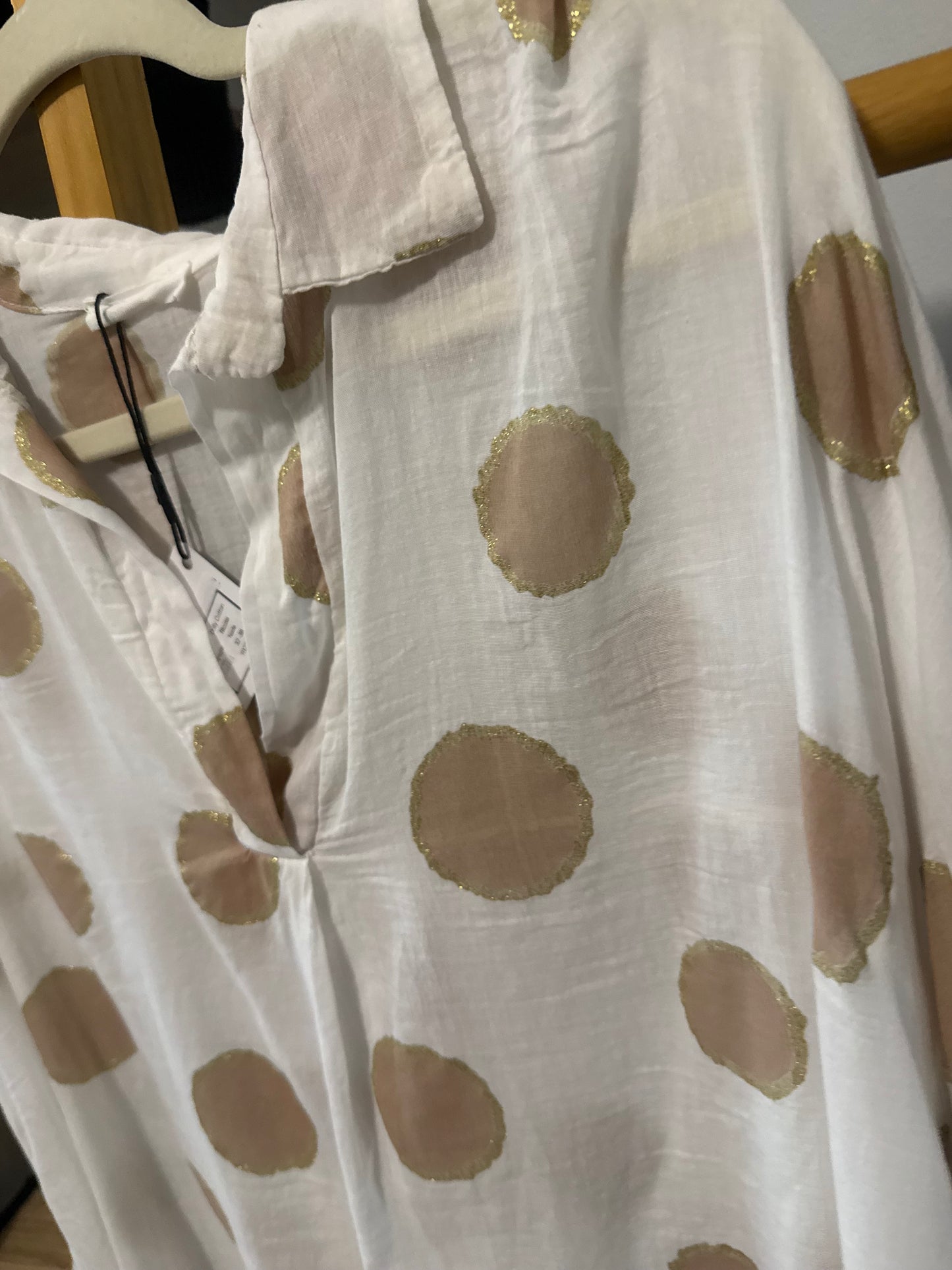 Dolly Cotton Blouse Nude
