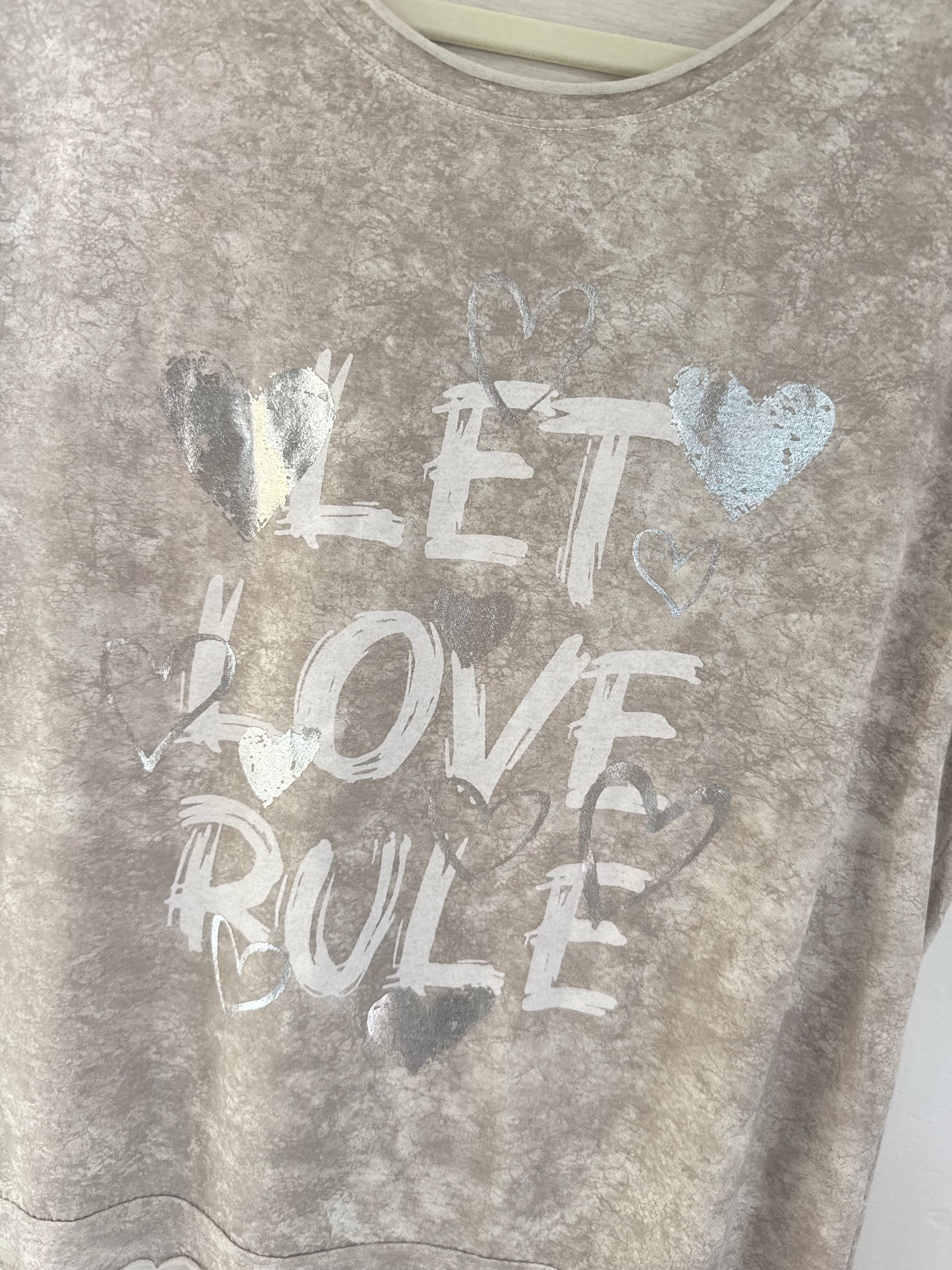 Let Love Rule Taupe