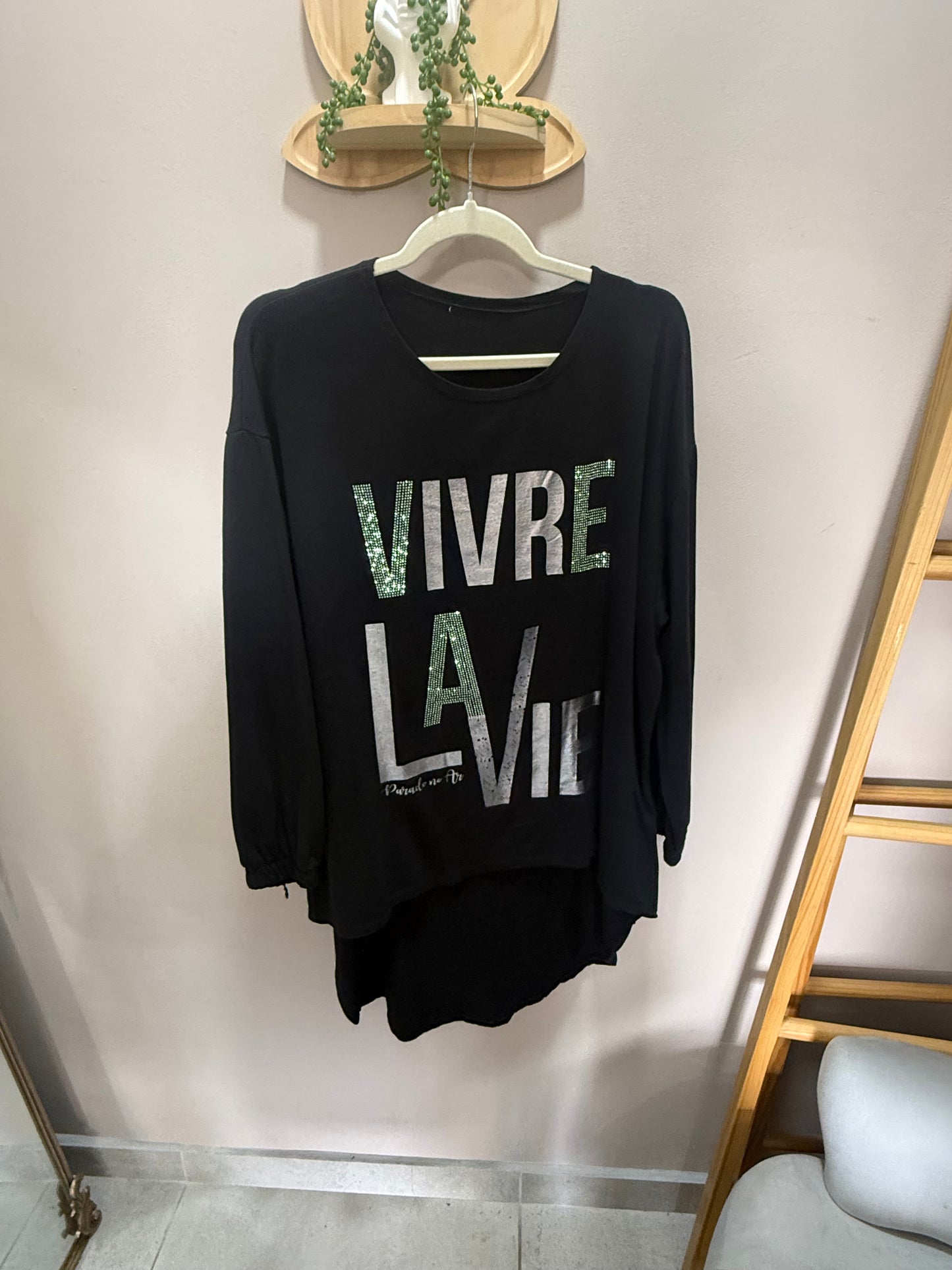 La Vie Blouse Black