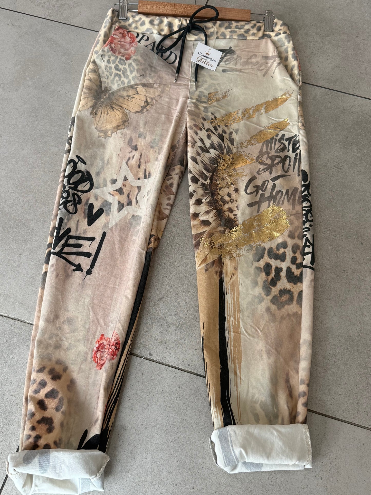 Butterfly Printed Comfy Pants