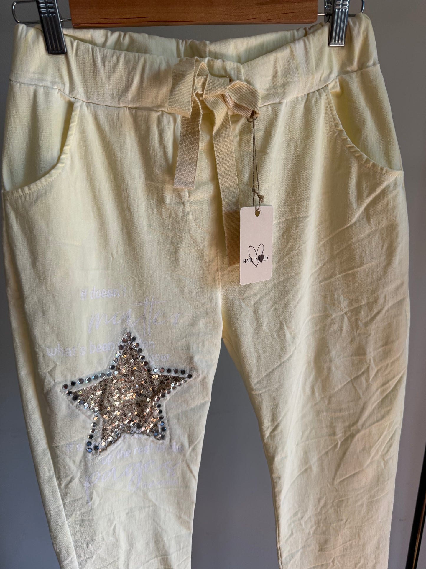 Stars Matter Yellow Pant