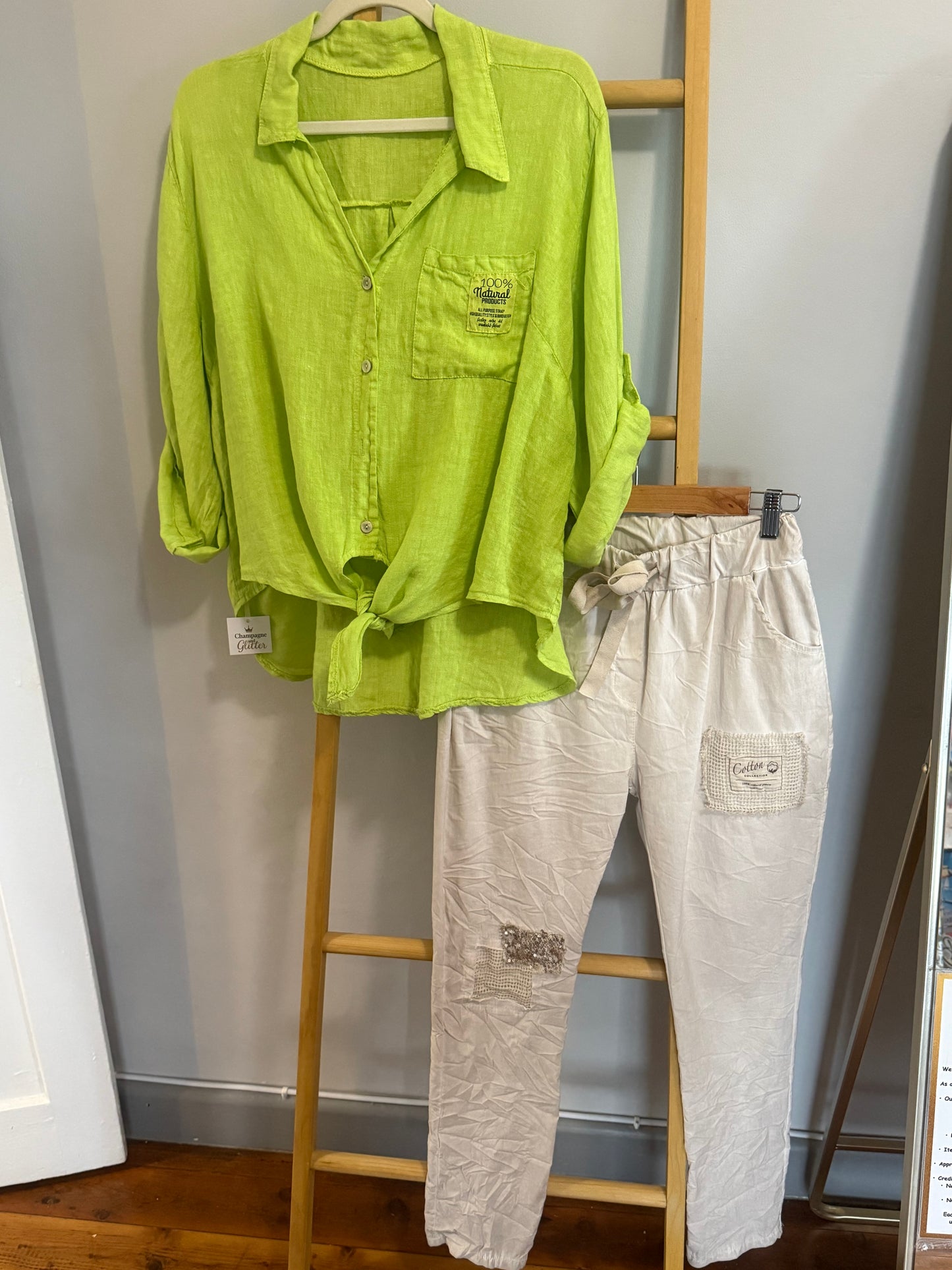 Beauty Blouse Apple Green
