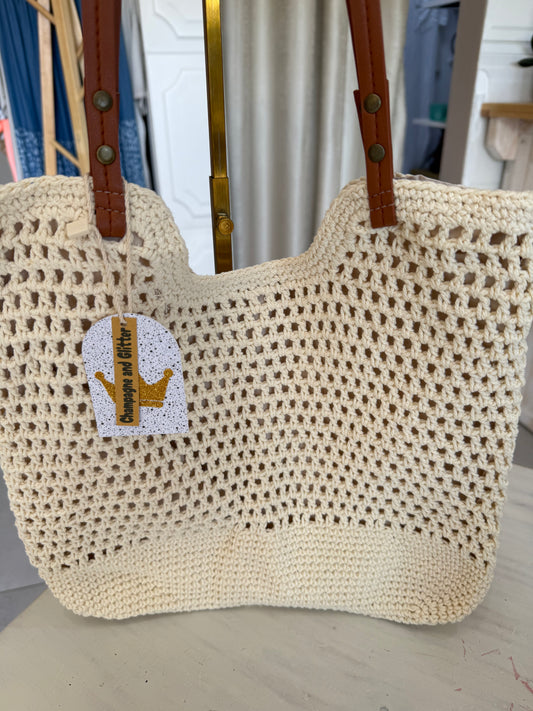 Crochet Nude Bag