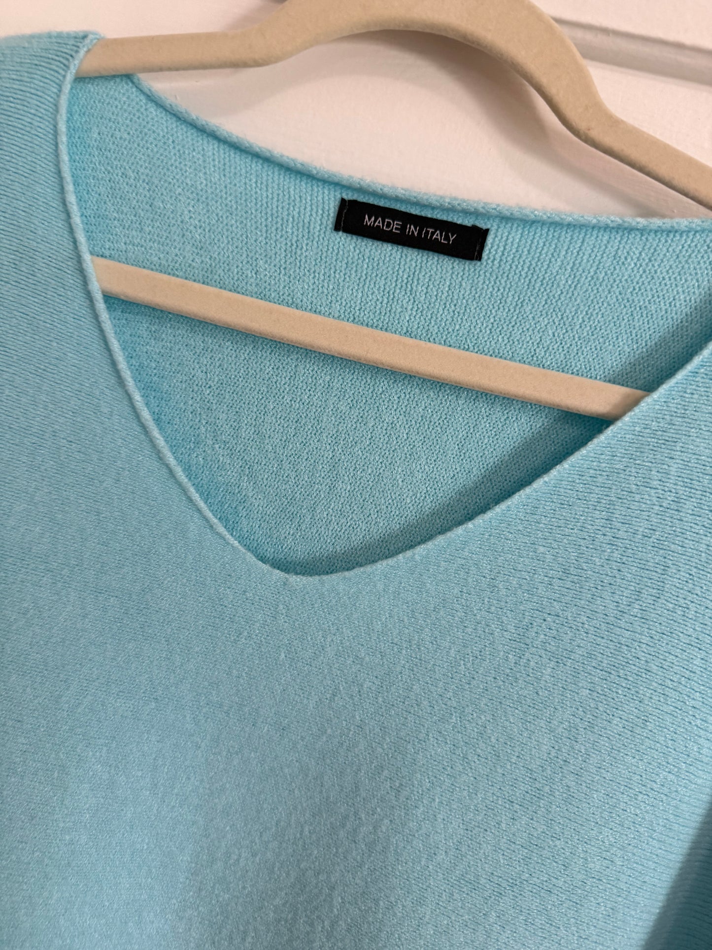 Renata Knitted Blouse Sky