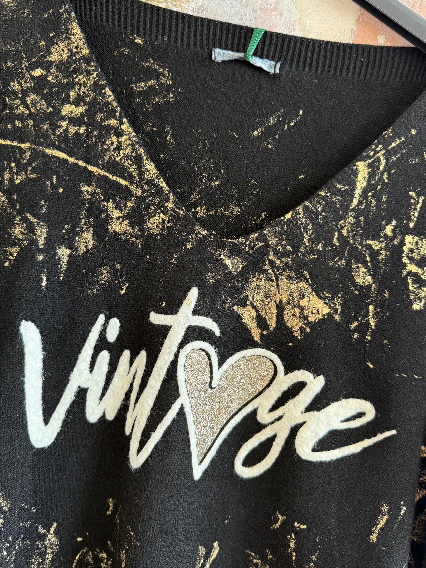 Vintage Knit Black