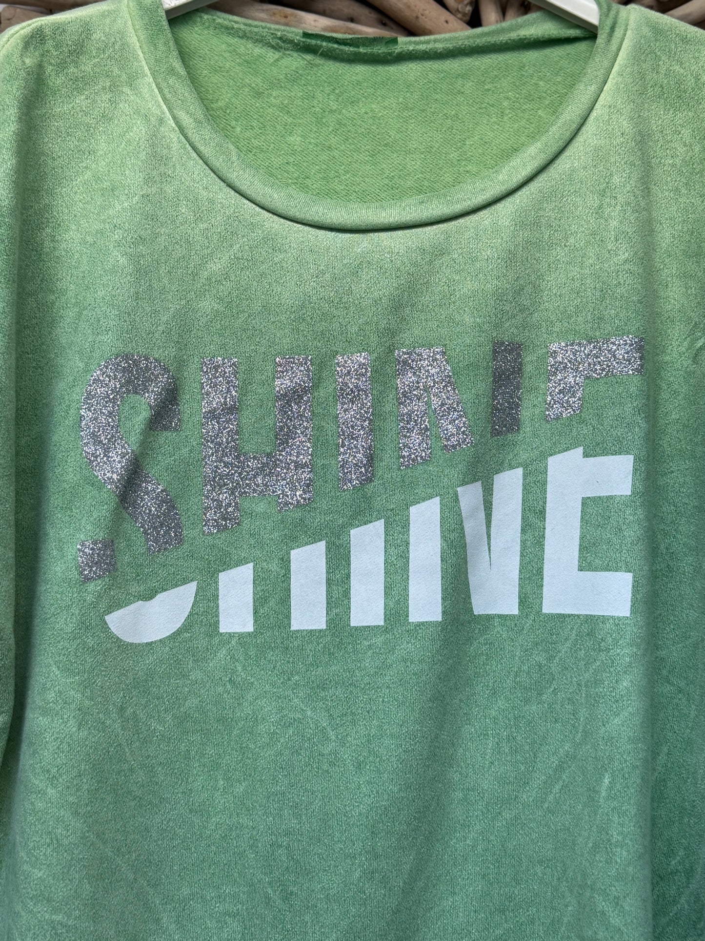 Shine blouse Green