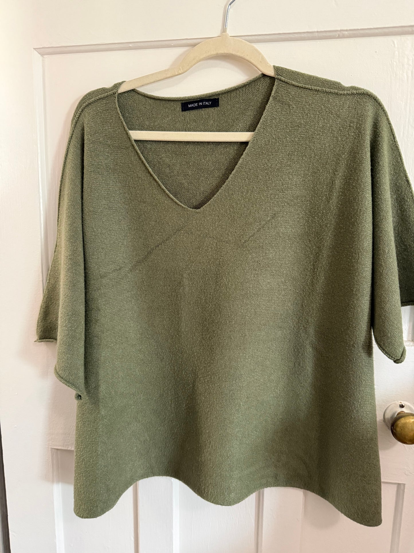 Renata Knitted Blouse Khaki