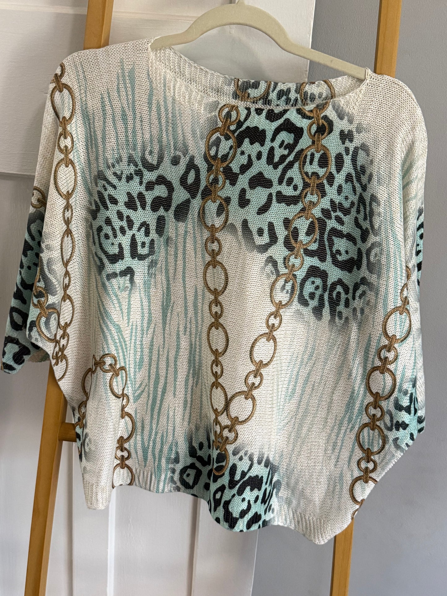 Mint Leopard Chain