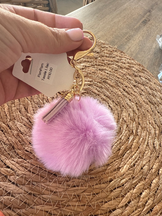 PomPom Tassle Lilac