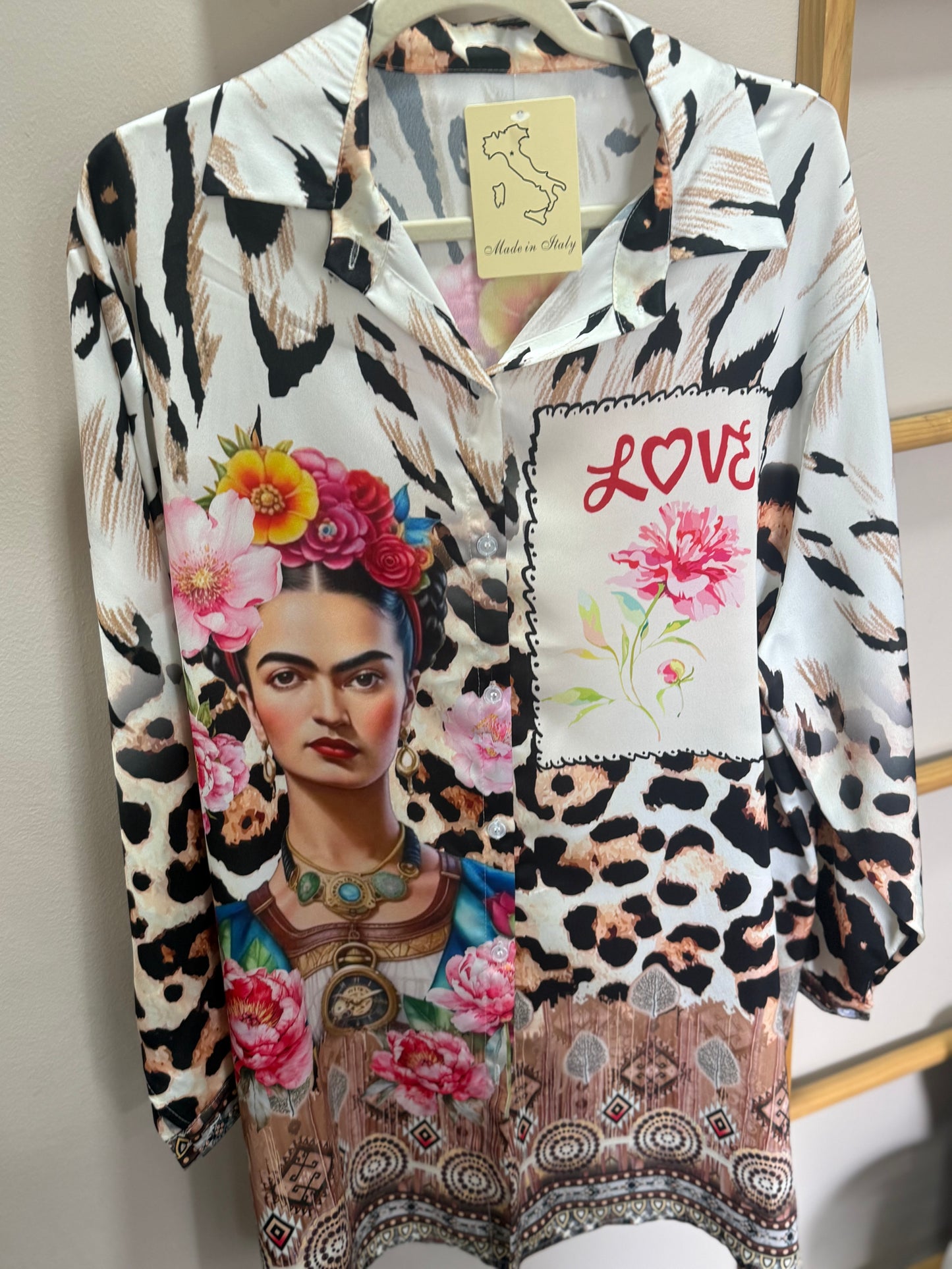 FRIDA FAITH SATIN SHIRT