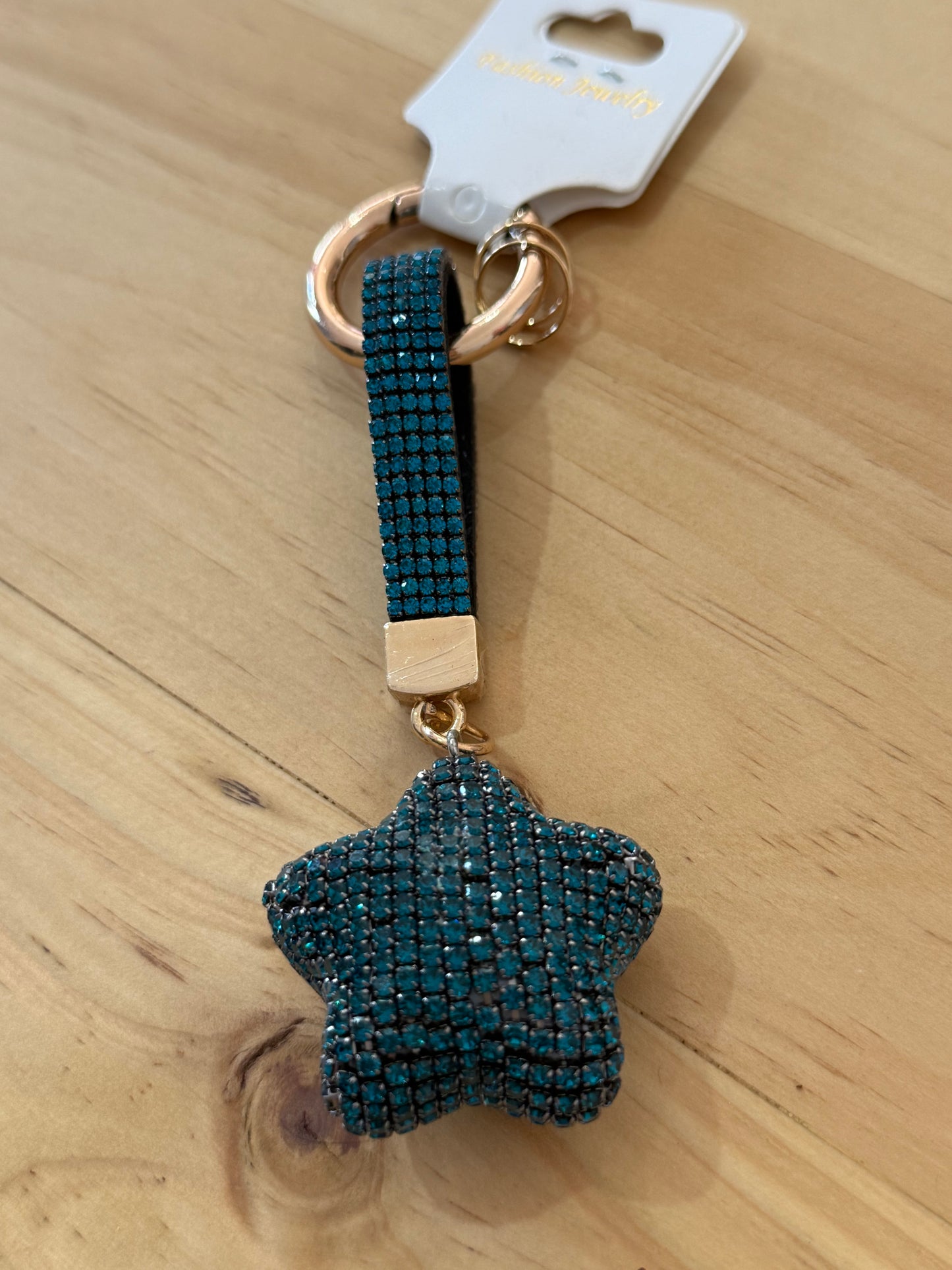 Star Emerald Keychain