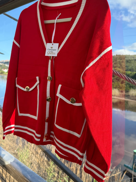 Pretty Woman Cardigan Red