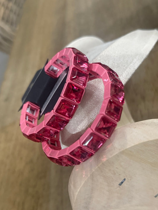 Mini Square Pink Bracelet