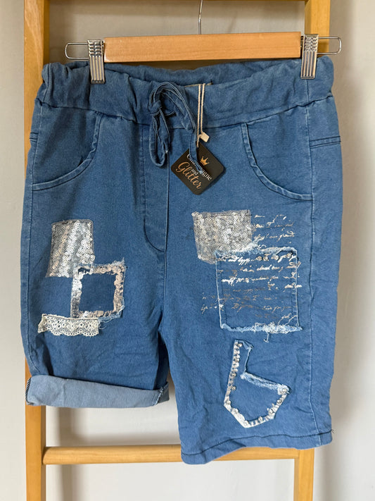 Sparkle Short Medium Wash