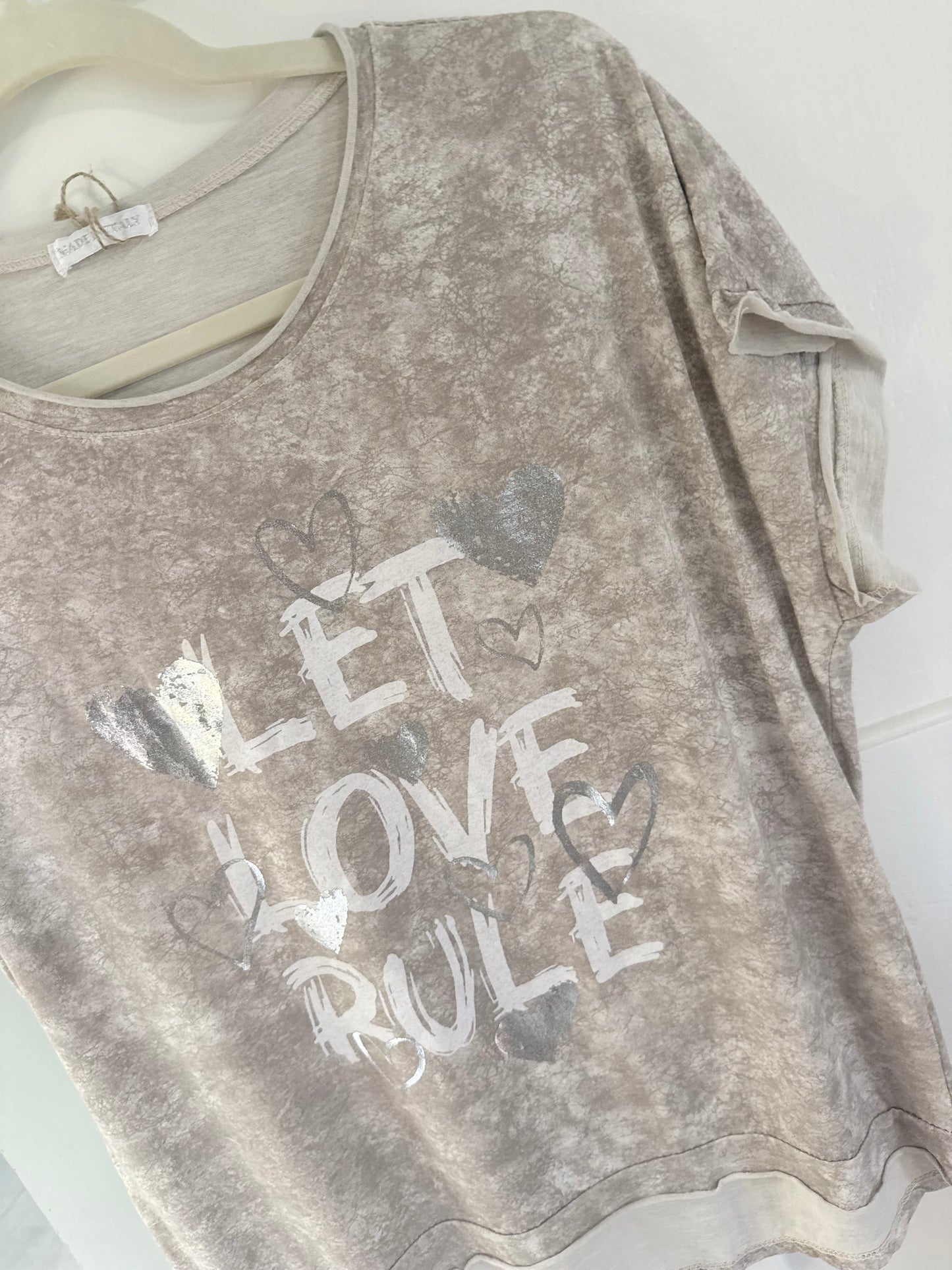 Let Love Rule Taupe
