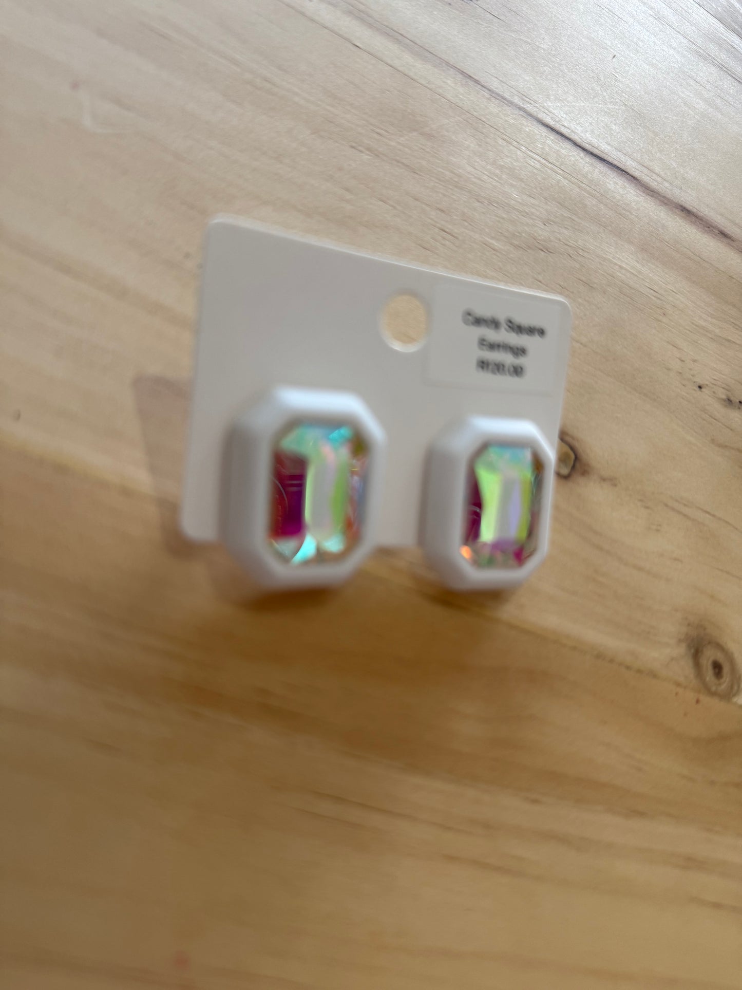 Candy Square Earrings