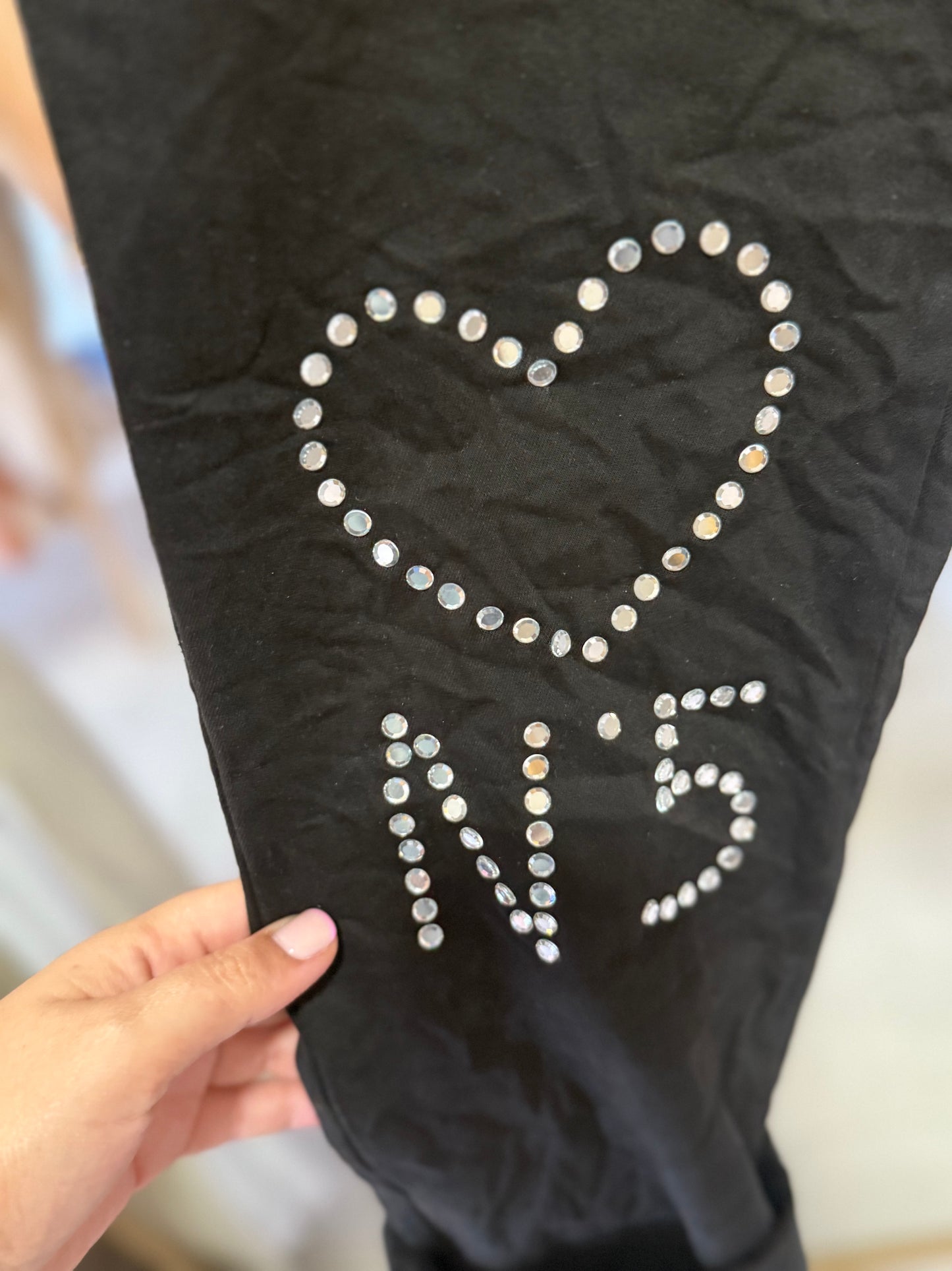 Number 5 Love Black Pant