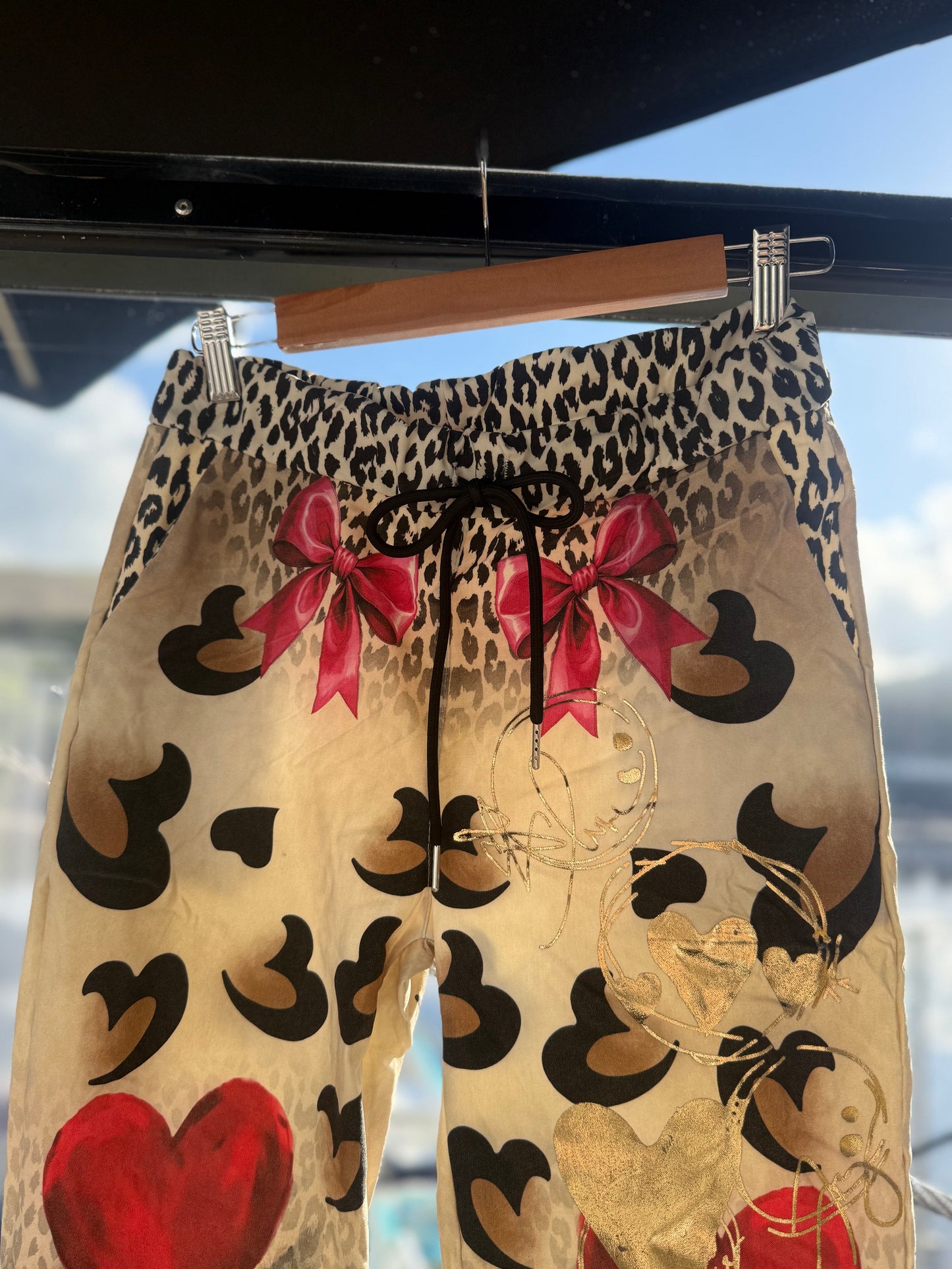 Hearts Printed Comfy Pants