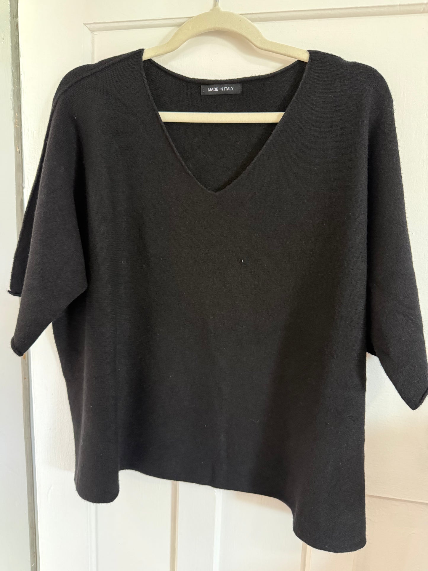 Renata Knitted Blouse Black