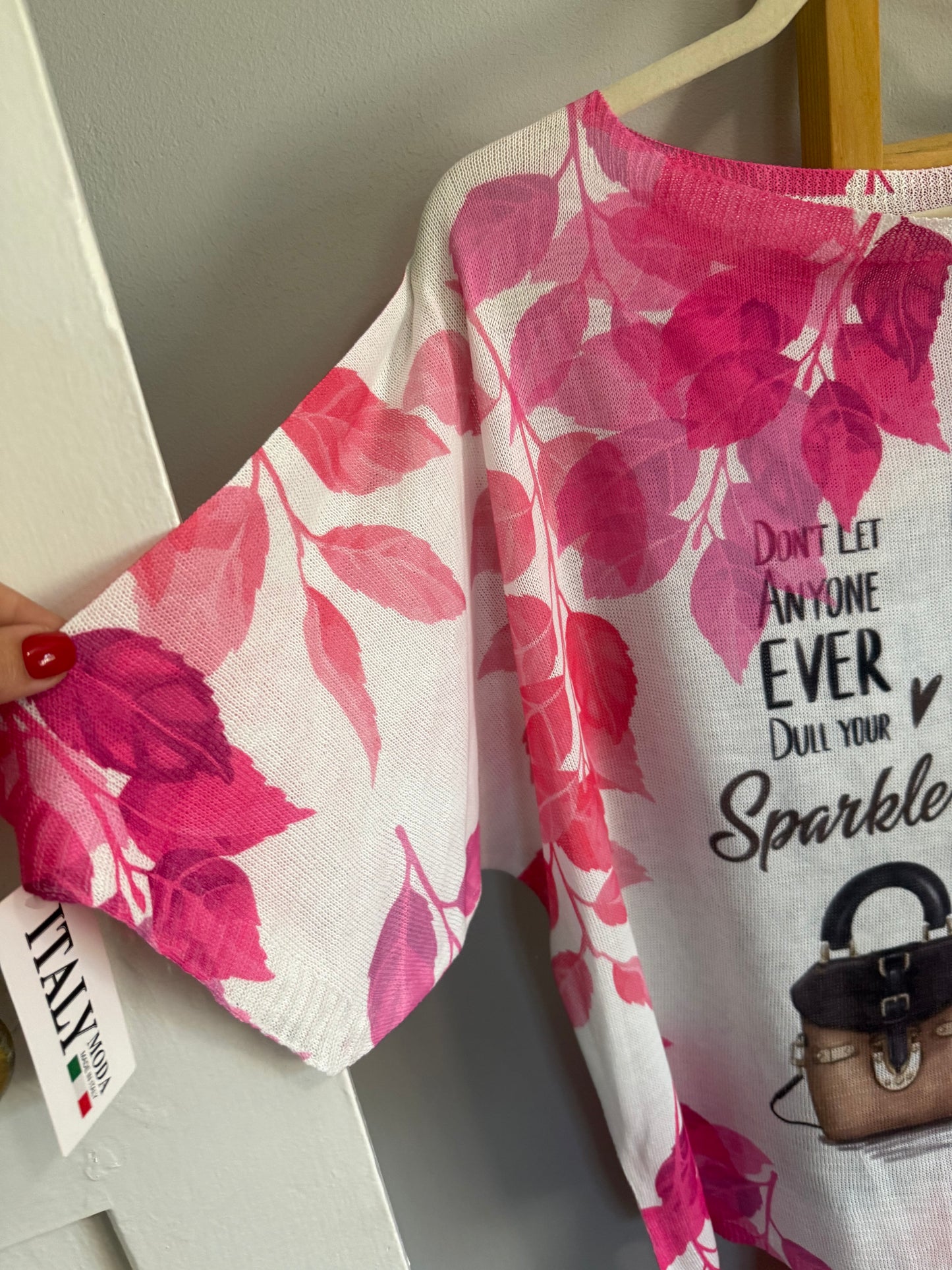 Sparkle Blouse Pink