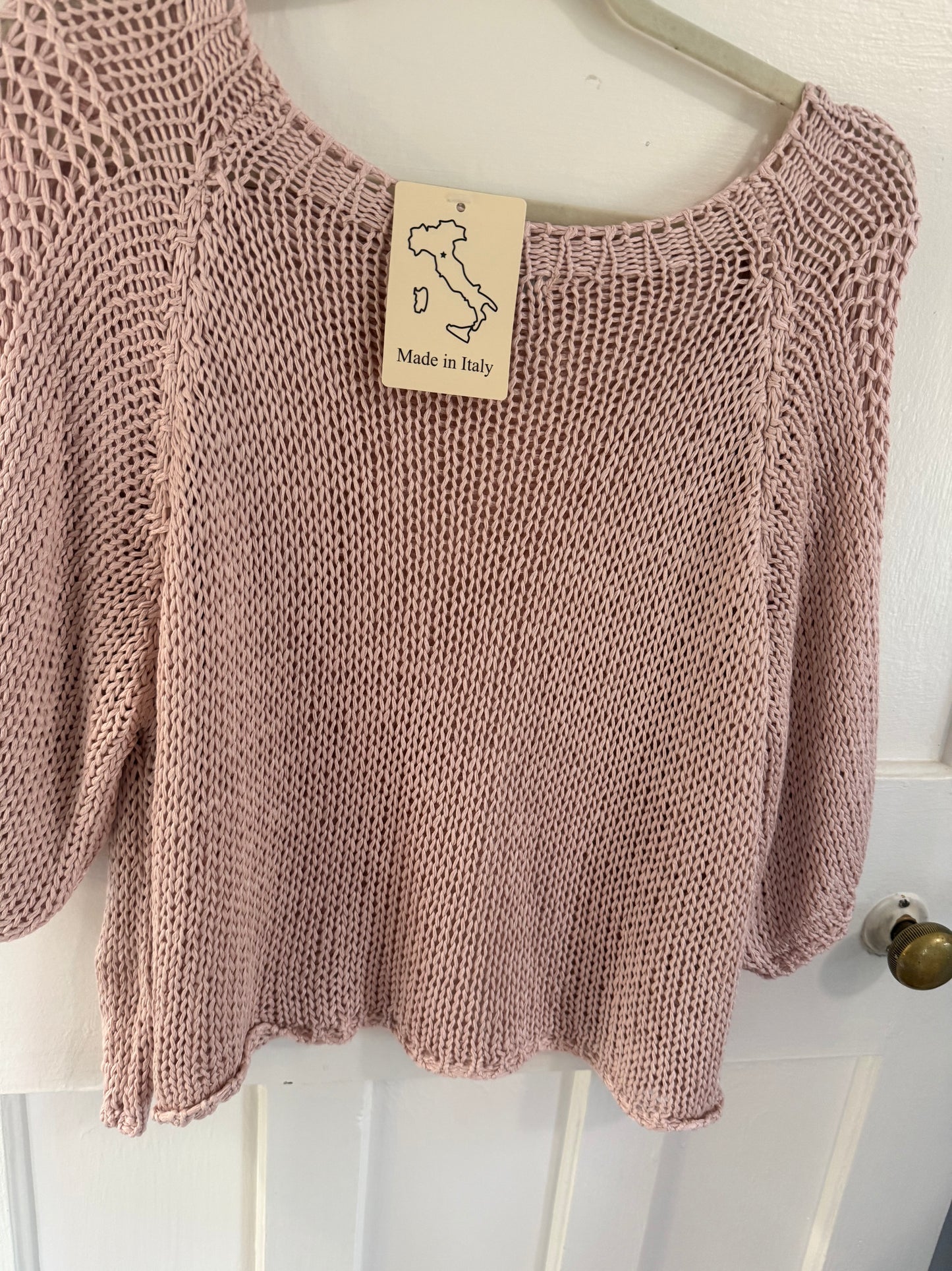 Liza Kniited Blouse Pink